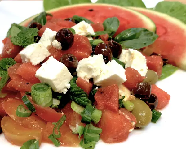 Salade Crétoise à la pastèque